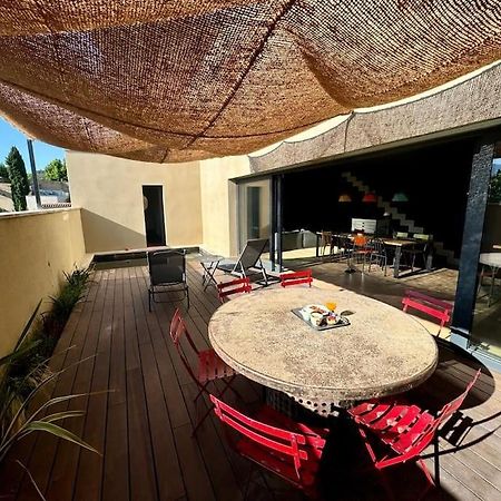 Maison D'Architecte Avec Piscine-Spa Chauffe En Centre Ville De Vaison-La-Romaine Kültér fotó